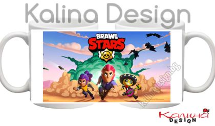 Чаша с картинка BRAWL STARS