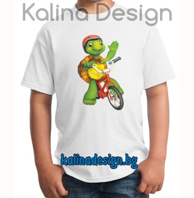 Детска тениска с костенурката Франклин