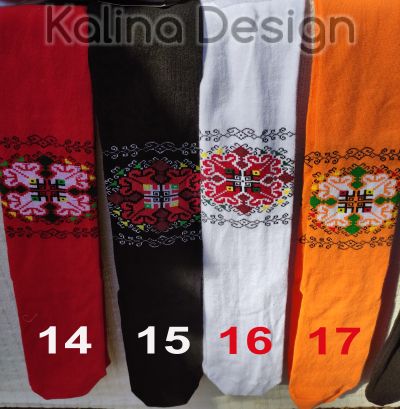 3/4 Чорапи с шевици и български фолклорни мотиви